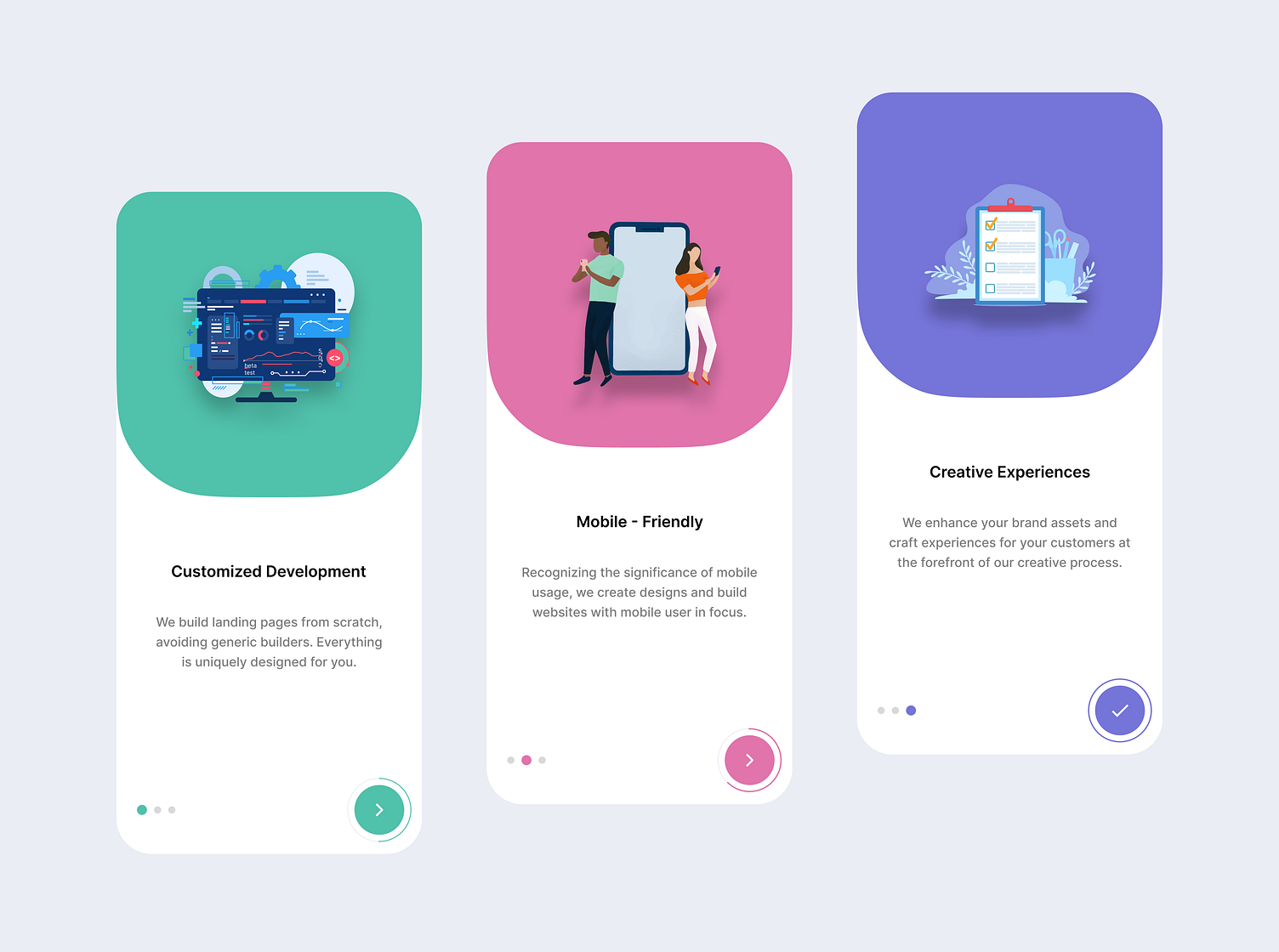 Onboarding App UI by Collins Aigbokhaode on Dribbble