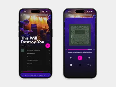 Daily UI Challenge #009 — Music Player music player ui