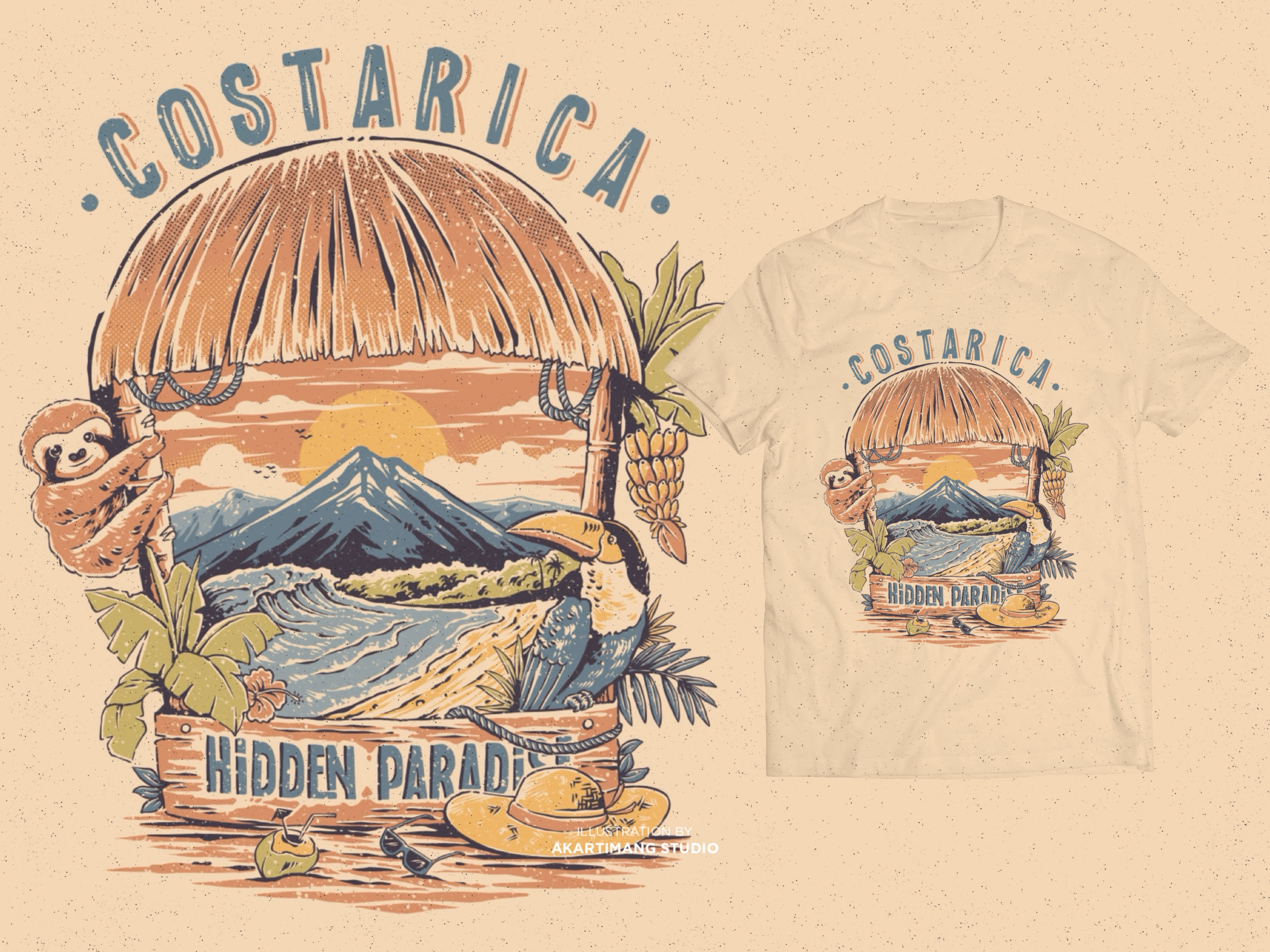 Example of Custom Illustration & Merchandise