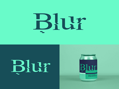 Blur Energy Drink blur branding design drink energy graphic design identity logo