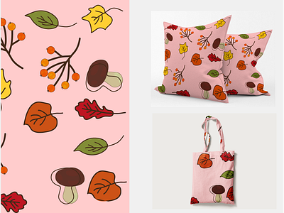 Seamless autumn pattern