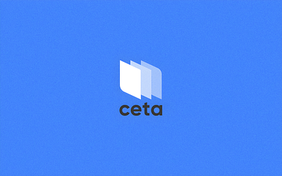 Logo for Ceta - Paper Company blue branding ceta company design graphic design layers logo paper