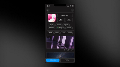 Day 006 · User Profile · Daily UI inst profile twitter ui user ux x