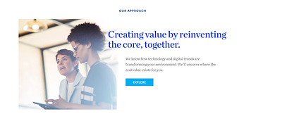 Our Approach about us blurb core value cta our approach