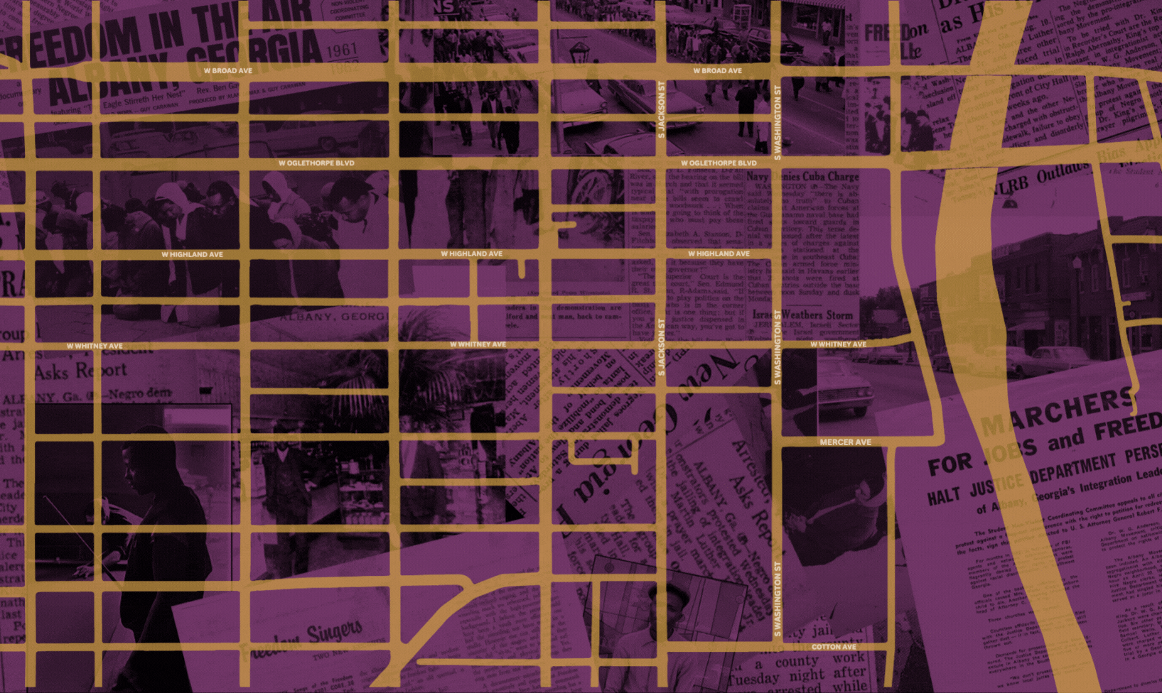 The Harlem Renaissance Project animation development gif graphic design illustration map redevelopment river street map street names