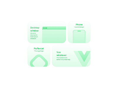 Green gradient bento experiment bento design gradient graphic design green sketch web