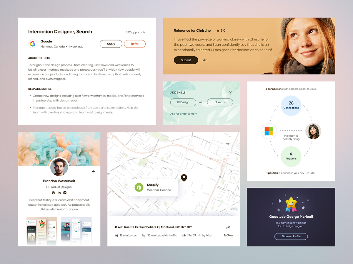 Browse thousands of Profile UI images for design inspiration | Dribbble