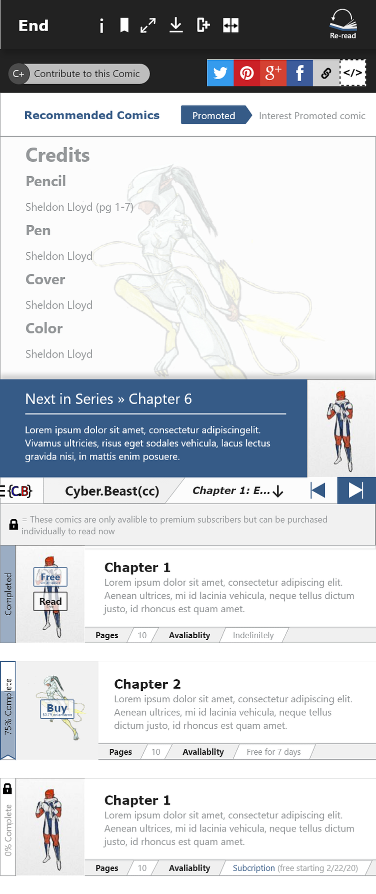 Webcomic Template by Sheldon Lloyd on Dribbble Webcomic Template by Sheldon Lloyd on Dribbble