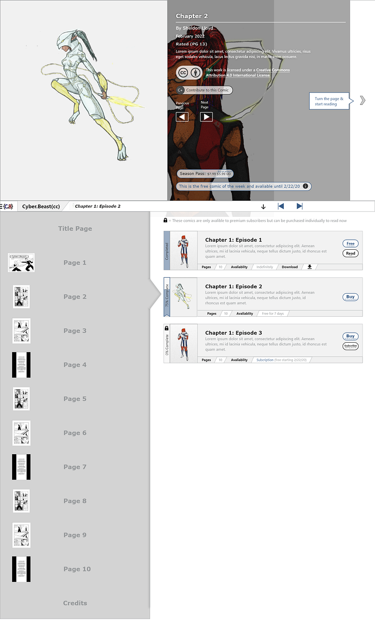 Webcomic Template by Sheldon Lloyd on Dribbble Webcomic Template by Sheldon Lloyd on Dribbble