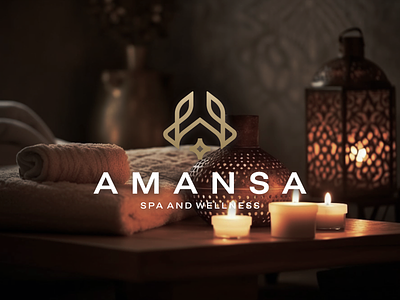 Amansa - Spa and Wellness beauty branding design graphic design icon logo luxurylogo spa symbol vector visualbranding wellness women