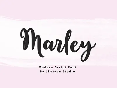 Marley - Modern Script Font branding design font design font free font free 2023 fonthandwriting free font handlattering illustration letteringfont modern script script lettering typography ui