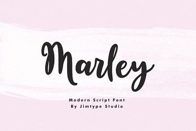 Marley - Modern Script Font branding design font design font free font free 2023 fonthandwriting free font handlattering illustration letteringfont modern script script lettering typography ui