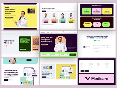 Doctor Appointment Booking Service For Medicare animation appointments book doctor appointment booking doctor booking medical consultancy doctor appointment doctor appointment app doctor appointment ui healthcare website healthcare website design hospital doctor booking landing page medical webapp medicare website online appointment booking web design website website design