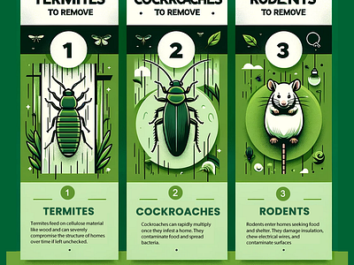 Top 3 Most Difficult Pest To Removal graphic design illustration
