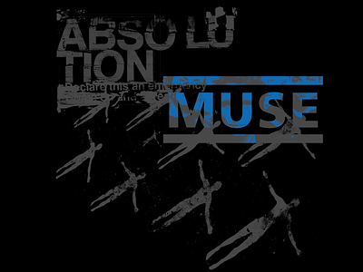 MUSE - absolution xx absolution band design merch muse rock texture vintage