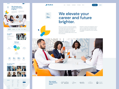 HR-Recruitment Agency agency agency website design branding business agency consulting agency design graphic design hr human resource landing page ui ux web landing page website
