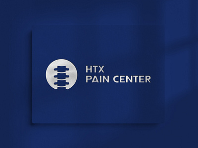 HTX Pain Center - Logo blue brand brand identity branding health htx icon logo logo design logotype pain center