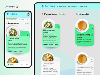 Food menu app design desktop figma food food menu menu mobile mobile first motion ui prototyping tab ui ui design user centered design user interface ux web design
