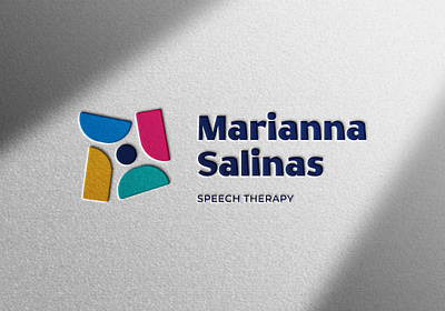 Marianna Salinas - Logo brand brand identity branding colorful logo logo design logotype patients speech speech therapist speech therapy therapist therapy visual identity