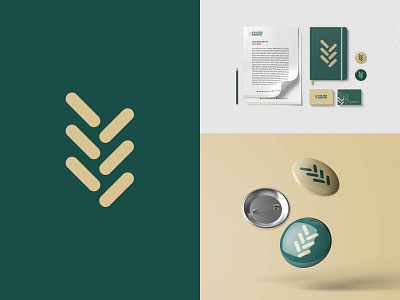 Golden Harvest brand branding farming food gold golden harvesy mark pictorial seed simple visual identity wheat