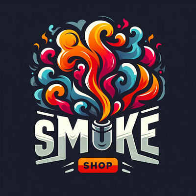 Smoke Shop Logo Design app art branding design graphic design illustration logo