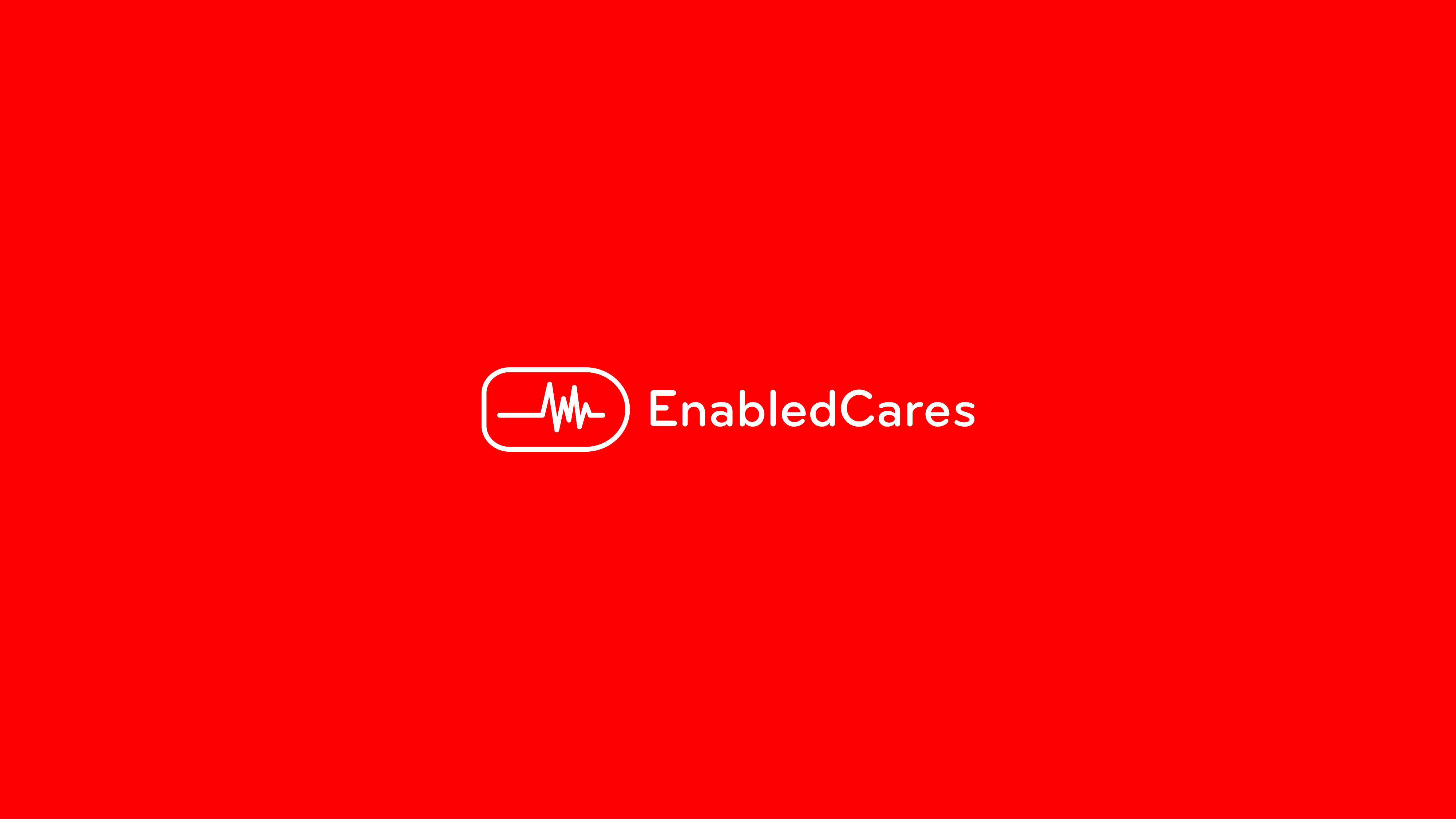 Enabled Cares Health logo branding bycrebulbs design health logo logo logo design