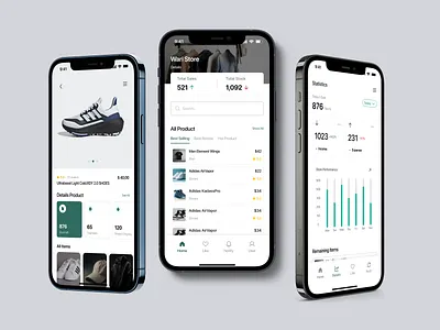 Store Management Application app design management store ui