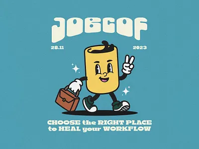 JOBCOF adobe branding design graphic design illustration illustrator logo typography vector