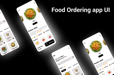 Food Ordering app UI design ui ux
