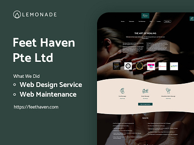 Feet Haven Pte Ltd corporatewebsite wordpress