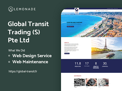 Global Transit Trading (S) Pte Ltd corporatewebsite wordpress