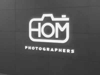 Mockup Logo Wall Decorations 3d animation branding graphic design logo motion graphics