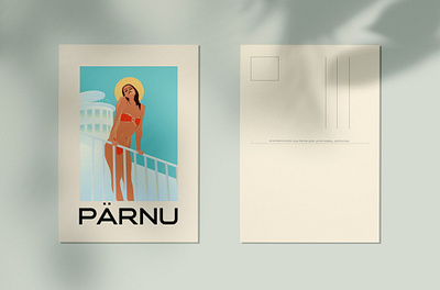 Pärnu graphic design illustration vector
