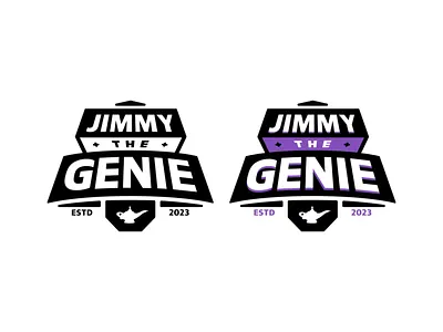 Jimmy the Genie agency branding character design fight font genie graphic design icon icon set illustration lamp letters logo mascot mmf typo typografy vector wish