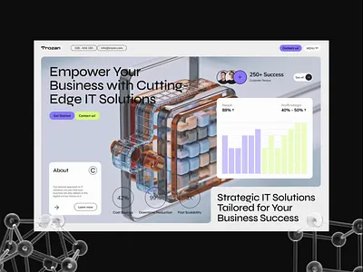 Showcasing Creative Business AI Website Design animation business business ai business tools creative dailyui digital innovation header inspiration design landing page modern modern design pixavail pixavail studio ui ux web animation web design website