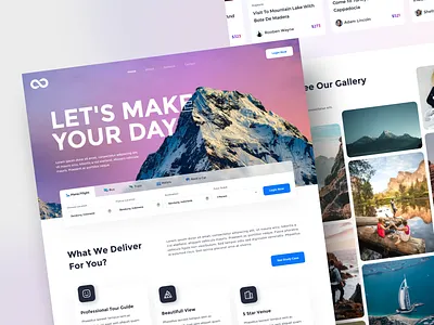 "Goaja" traveling website 3d animation branding clean design figma graphic design illustration indonesian logo mobile app motion graphics sketch ui ui kit