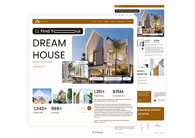 UI Website Real Estate ui uiux uiux design uiwebsite websitedesign websiteproperty