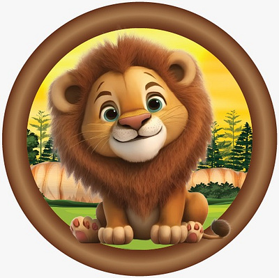 Animal Icon For Animal sounds App 3d graphic design ui