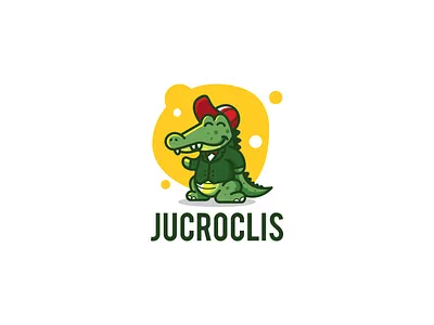 Jucroclis 2d animal branding cap cartoon clean crocodile design graphic design illustration jucroclis logo mascot modern simple