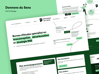 Donnons du Sens - Webdesign for CSR consulting firm