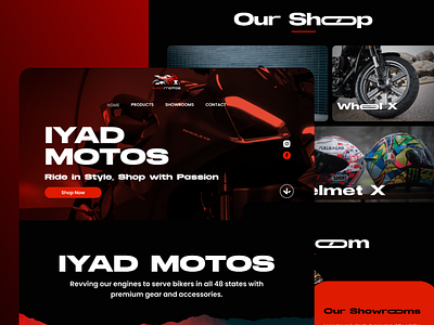 Motorcycle Website Design branding explore feed graphic design motor motorcycle ui ui design uiux web design web ui