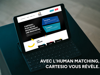 Cartesio - Webdesign for a recruitment agency