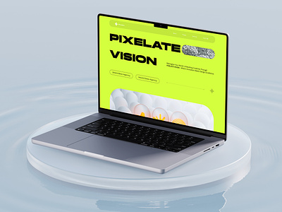 Pixelate Vision- Digital Agency Website agency design digital agency landingpage minimal minimalist portfolio product design services typography ui ux web design website