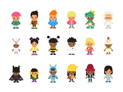 Character design branding cartoon character design flat game graphic design illustration