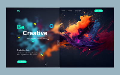 creative hero section design figma graphic design uiux design website design