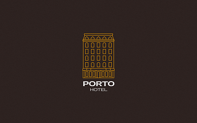 Logo design Porto Hotel brand branding design graphic design hotel illus illustration logo logo design porto portugal