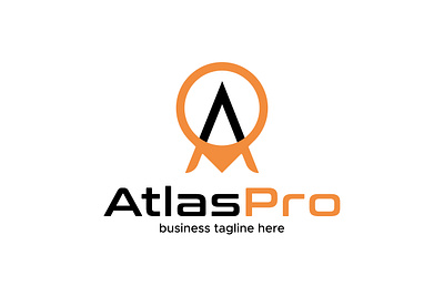 Atlas Pro Logo brand identity company design gps illustration logo logo design logotype minimalist modern technology