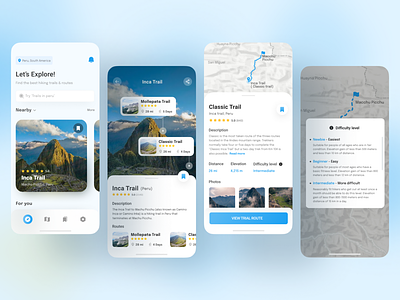 Tourist APP Redesign Concept app design app redesign app ui ux design design 2024 design concept