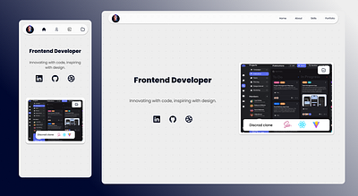 Portfolio Web Design frontend logo ui webdesign