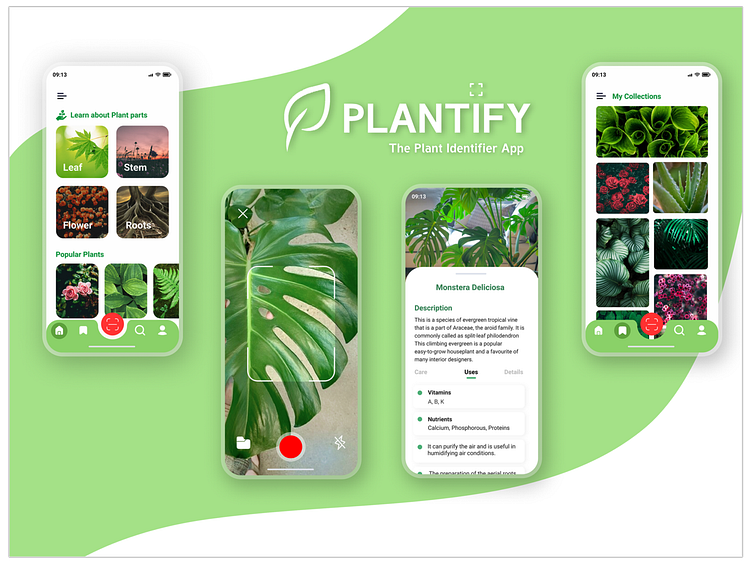 Plant Identifier App Ui Design by Sajjad Hossain on Dribbble